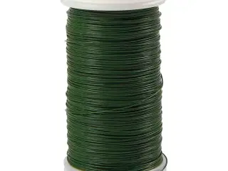 Myrtetråd 0,31 mm - 160 m Grøn Lakeret Ståltråd