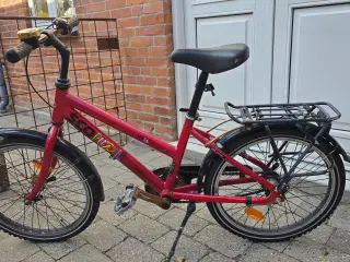 SCO Puzzl vinrød cykel 