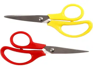 Børnesakse, L: 12,5 cm, spids, Højre- og venstrehånd, 12stk./ 1 pk.