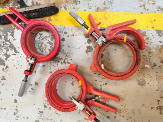 3 stk. ROTHENBERGER rørskærere 160 mm