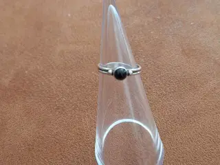 Sølvring med Onyx 