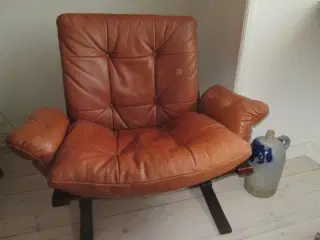 Lænestol i læder