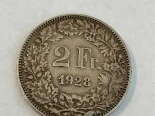 2 Francs Switzerland 1928