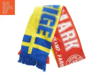 Fodboldhalstørklæde Danmark-Sverige (str. 130x15 cm)
