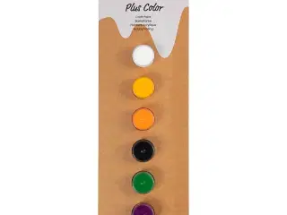 Plus Color Hobbymaling, halloweenfarver, 6x5ml/ 1 pk.