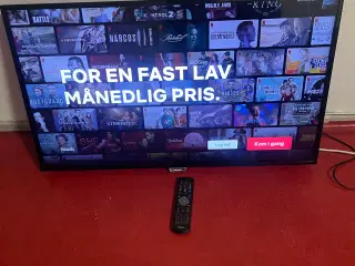 Smart TV  Philips  40 tommer,  med  fjernbetjening