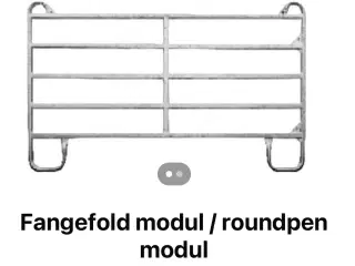 Fangefold moduler sælges..