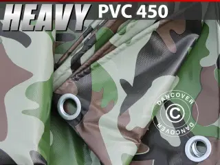 Camouflagepresenning 8x10m, PVC 450g/m²