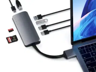 Satechi USB-C Multimedia Adapter Dual 4K HDMI Giga
