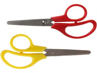 Børnesakse, L: 12,5 cm, rund, Højre- og venstrehånd, 12stk./ 1 pk.