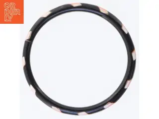 Sorte bangle armbånd (str. Ø 7,5 cm)