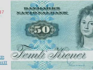 DK. 50 kr. seddel fra 1978