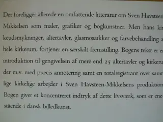 sven havsteen-mikkelsen som religiøs kunstner i en