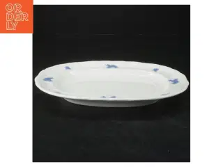 Gustavberg Blå Blom fad (str. 22x18 cm)