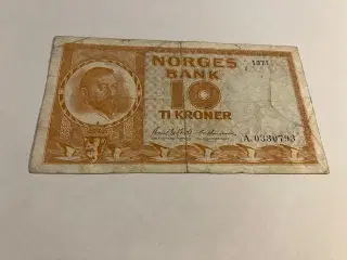 10 Kroner Norge 1971