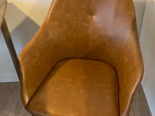 2 stk. NEW AGE læder stole fra Sinnerup