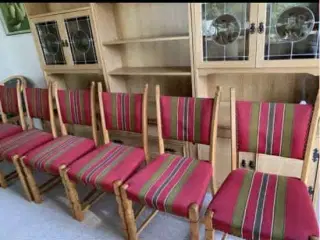 6 ege spisebords stole