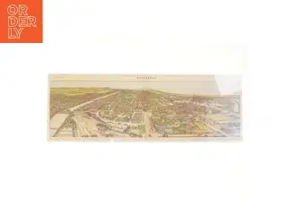 Panorama kort over København (str. 97x34 cm)