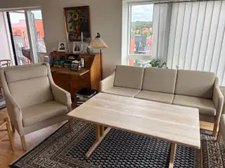 Børge Mogensen - 2-3 Sofaer og stol i bøg
