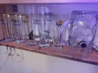 12 assorteret ølkrus se billeder!