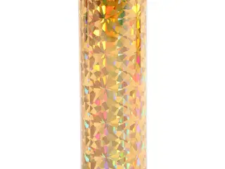 Dekorationsfolie, B: 15,5 cm, tykkelse 0,02 mm, guld, 50cm/ 1 rl.