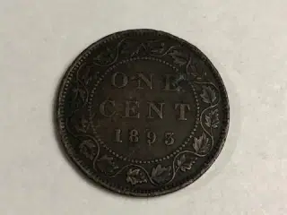 One cent Canada 1893