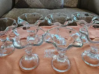 Dessertglas / rejecocktail glas, 7 stk