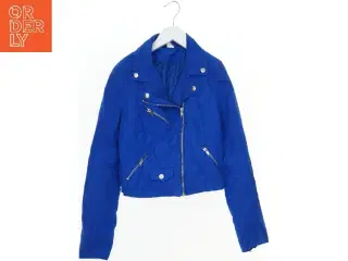 Blå jakke med lynlåse fra H&M (str. XS)
