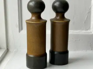 Salt og peber-sæt, keramik, cylinder