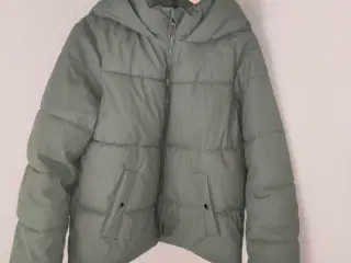 Lækker vinterjakke, støvet grøn
