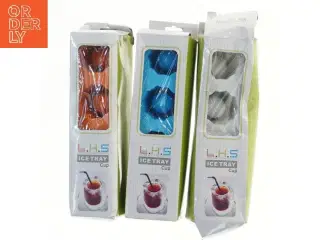 Isterningebakke til shots – 3 stk 20 cm (str. 3 stk 20 cm)