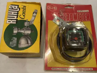 Lygte + Speedometer