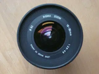 Sigma vidvinkel zoom 18-35 mm