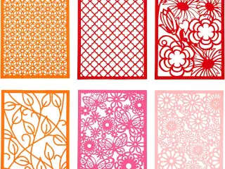 Blondekarton i blok, A6, ark 104x146 mm, 200 g, orange, pink, rød, rosa, 24stk./ 1 pk.