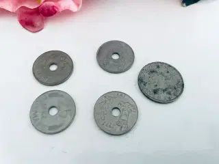 Danske 25 øre + 1 kr