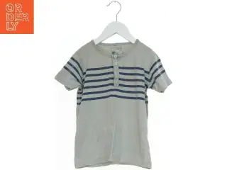 T-shirt med striber og print fra Mads & Mette (str. 128)