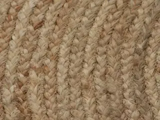 Tæppe flettet jute 90 cm rund