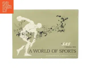 Vintage SAS sportskalender fra Sas (str. 42 x 32 cm)