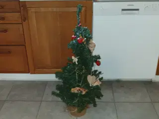 GRATIS juletræ 90cm m lys +pynt +hjerter SE 2 foto