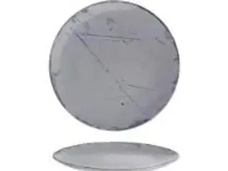 12 stk. Tallerken coupe blå 263 mm Stone
