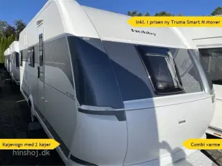 2023 - Hobby De Luxe 545 KMF   Hobby 545 KMF med  køjer og dobbeltseng  fra Hinshøj Caravan