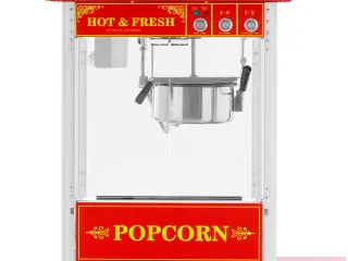 Popcornmaskine med vogn 88 L  1600 W – retrodesign