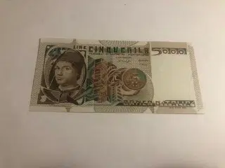 5000 lire Italy 1979