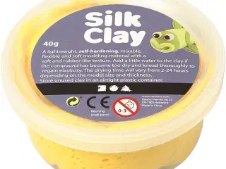 Silk Clay®, gul, 40g/ 1 ds.