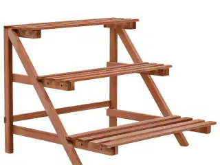 Plantestativ i 3 niveauer cedertræ 48 x 45 x 40 cm