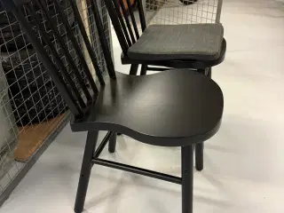 Ikea spise/køkkenstole , 6 stk sorte 