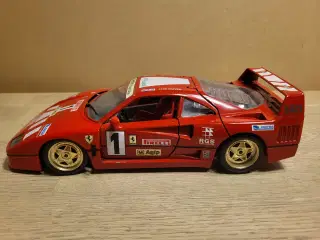 Modelbil Ferrari F40 1990 skala 1/18