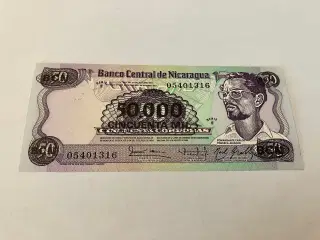 50.000 on 50 Cordobas Nicaragua