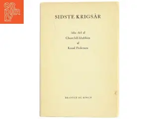 Sidste Krigsår bog