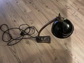 Antik lux bordlampe 